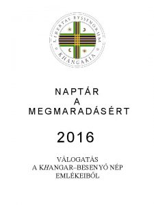 NAPTR A MEGMARADSRT 2016 VLOGATS A KHANGARBESENY NP