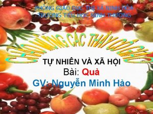 PHNG GIO DC TH X NINH HA TRNG