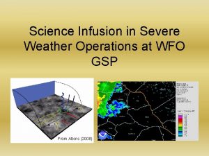 Science Infusion in Severe Weather Operations at WFO