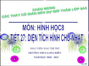 GIO VIN O TH THU TRNG THCS LONG