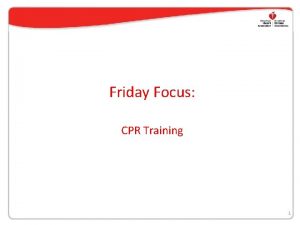 Friday Focus CPR Training 1 Knowing CPR Really