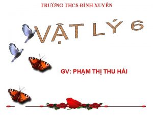 TRNG THCS NH XUYN GV PHM TH THU