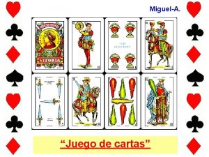 MiguelA Juego de cartas Durante los das navideos