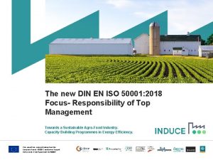 The new DIN EN ISO 50001 2018 Focus