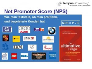 Net Promoter Score NPS Wie man feststellt ob