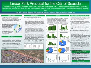 Linear Park Proposal for the City of Seaside