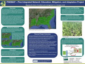PINEMAP Pine Integrated Network Education Mitigation and Adaptation