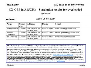 March 2009 doc IEEE 19 09 0005 00