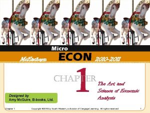 Micro ECON 2010 2011 Mc Eachern 1 CHAPTER