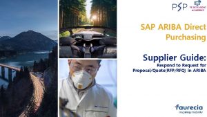 SAP ARIBA Direct Purchasing Supplier Guide Respond to