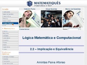 Ensino Superior Lgica Matemtica e Computacional 2 2