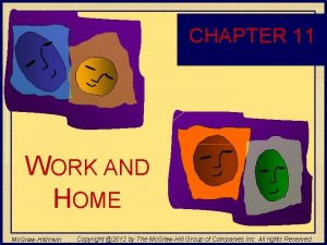 CHAPTER 11 WORK AND HOME Mc GrawHillIrwin Copyright