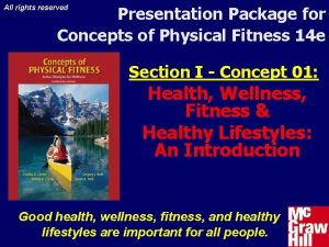 Presentation Package for Concepts of Physical Fitness 14