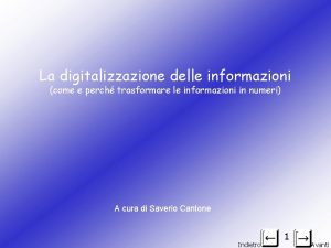 La digitalizzazione delle informazioni come e perch trasformare