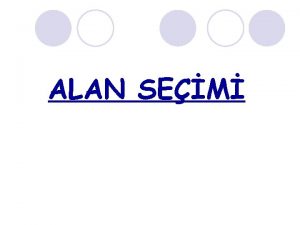 ALAN SEM Bu Srete Dikkat Etmemiz Gerekenler l