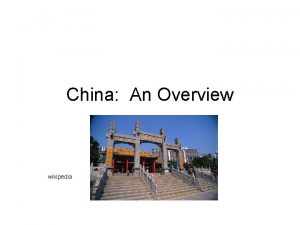 China An Overview wikipedia Geographic Influences Geographic features