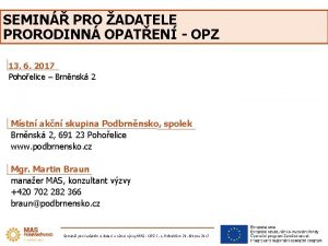 SEMIN PRO ADATELE PRORODINN OPATEN OPZ 13 6