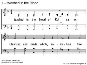 1 Washed in the Blood 1 Washed in