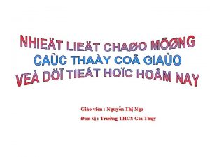 Gio vin Nguyn Th Nga n v Trng