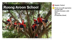 Bangkok Thailand Roong Aroon School Private nonprofit organization