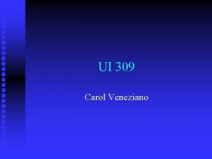 UI 309 Carol Veneziano Definition of crime Crime