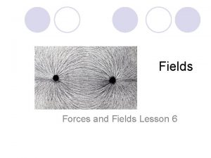 Fields Forces and Fields Lesson 6 Fields l