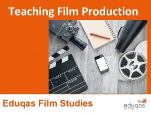 Teaching Film Production Eduqas Film Studies Audio Recording