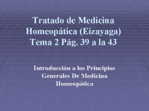Tratado de Medicina Homeoptica Eizayaga Tema 2 Pg