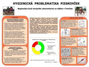 HYGIENICK PROBLEMATIKA PIESKOVSK Regionlny rad verejnho zdravotnctva so