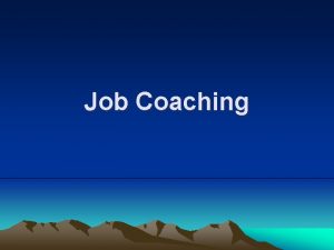 Job Coaching Task Analysis Goal Outcome Task Step