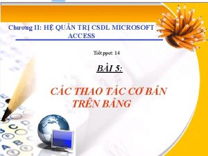 Tin Hc 10 Chng II H QUN TR