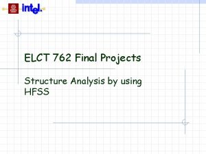 ELCT 762 Final Projects Structure Analysis by using