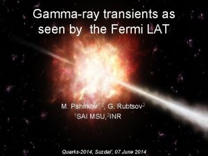 Gammaray transients as seen by the Fermi LAT