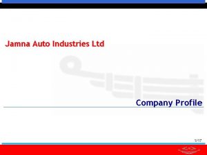 Jamna Auto Industries Ltd Company Profile 117 Sales