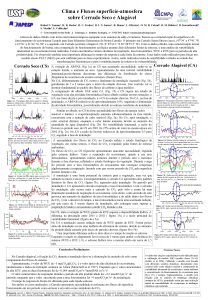 Clima e Fluxos superfcieatmosfera sobre Cerrado Seco e