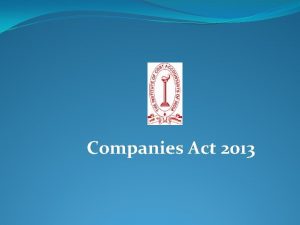 Companies Act 2013 Chapter IX Accounts of Companies