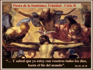 Fiesta de la Santsima Trinidad Ciclo B Y