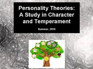 Personality Theories A Study in Character and Temperament