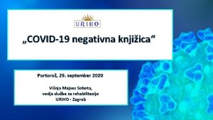 COVID19 negativna knjiica Portoro 29 september 2020 Vinja