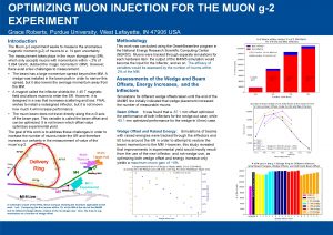 OPTIMIZING MUON INJECTION FOR THE MUON g2 EXPERIMENT