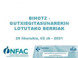 BIHOTZ GUTXIEGITASUNAREKIN LOTUTAKO BERRIAK 29 liburukia 02 zk