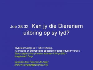 Kan jy die Diereriem uitbring op sy tyd