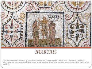 MARTIUS Sousse mosaic calendar March by Ad Meskens