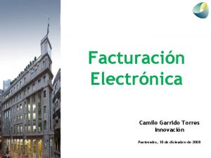 Facturacin Electrnica Camilo Garrido Torres Innovacin Pontevedra 10