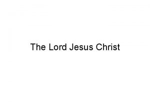 The Lord Jesus Christ Eternal Eternal John 1