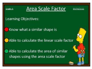 Grade A Area Scale Factor 15012022 Learning Objectives