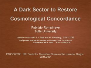A Dark Sector to Restore Cosmological Concordance Fabrizio