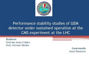 Performance stability studies of GEM detector under sustained