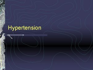 Hypertension Diseases of arterias C Hypertensive Vascular Disease