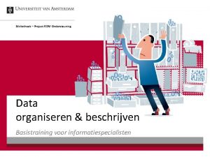 Bibliotheek Project RDM Ondersteuning Data organiseren beschrijven Basistraining